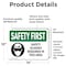 Signmission 10 in Height, 14 in Width, Vinyl Decal, Rectangle OS-2PACK-SF-D-1014-L-10869 - alternate 5